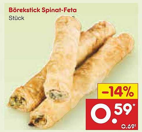 Börekstick Spinat-Feta