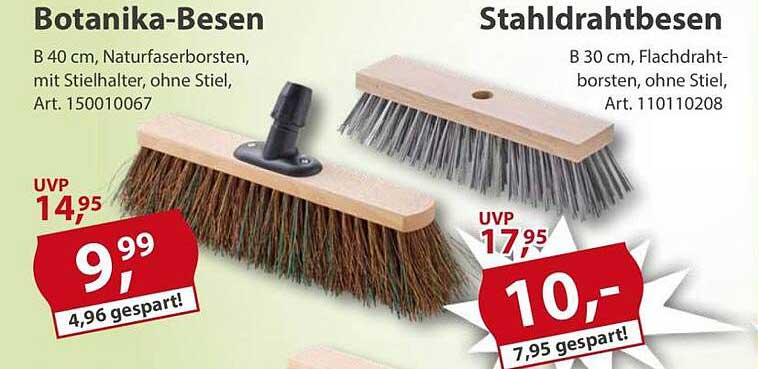 Botanika-Besen - 40 cm aus Naturfaserborsten
