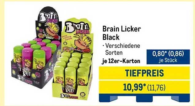 Brain Licker Black - Verschiedene Sorten