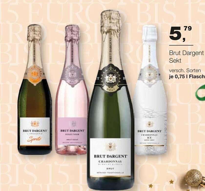 Brut Dargent Sekt - vielseitige Sorten für jeden Anlass