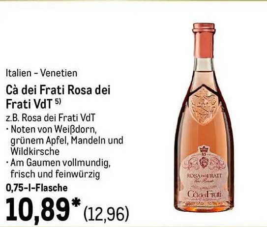 Cà dei Frati Rosa dei Frati VdT