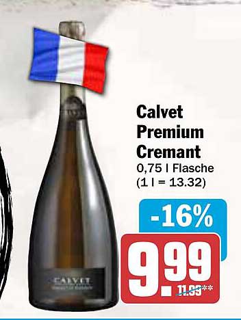 Calvet Premium Cremant 0,75 l Flasche