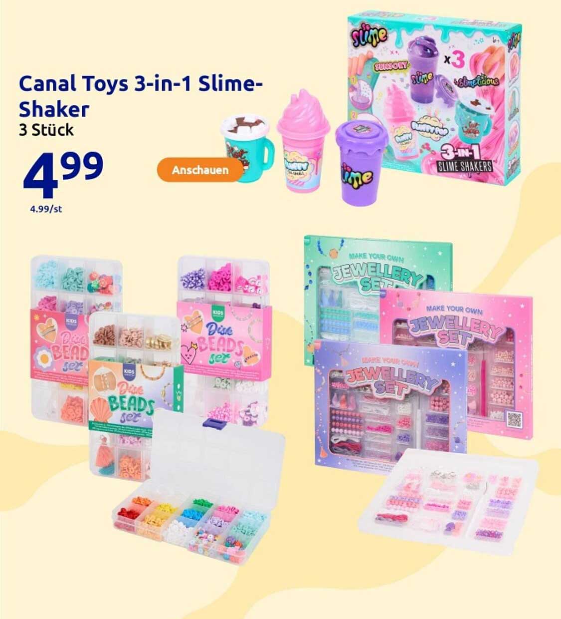Canal Toys 3-in-1 Slime-Shaker 3 Stück