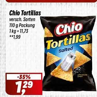 Chio Tortillas - Verschiedene Sorten 110 g Packung