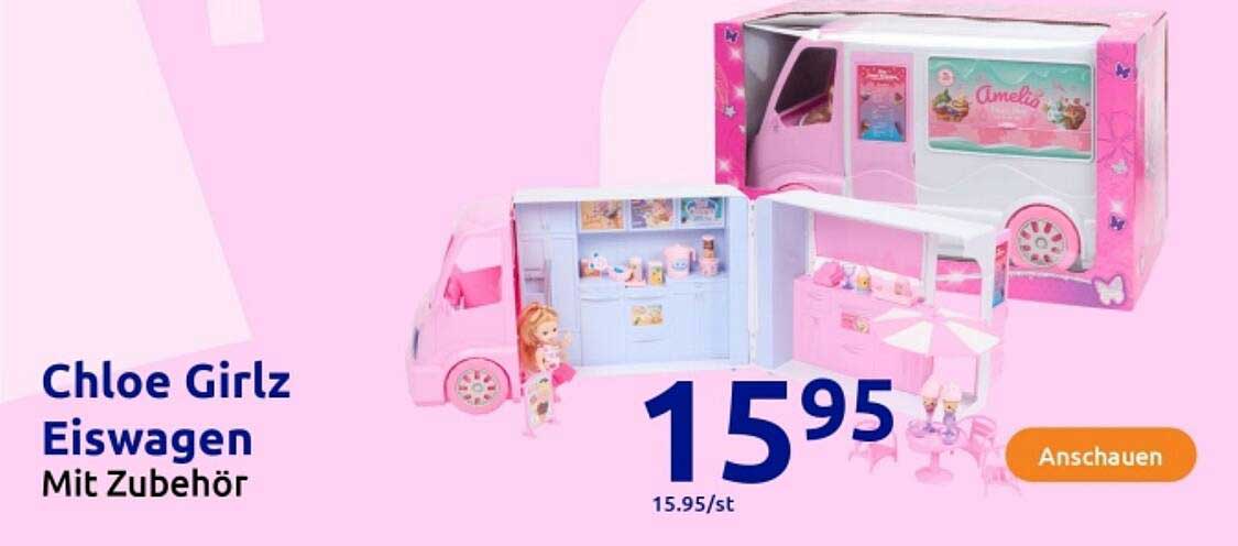 Chloe Girlz Eiswagen Mit Zubehör