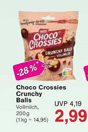 Choco Crossies Crunchy Balls Vollmilch, 200 g