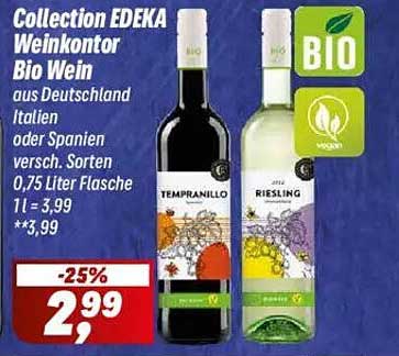Collection EDEKA Weinkontor Bio Wein 0,75 L
