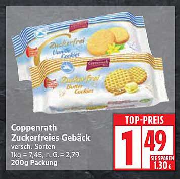 Coppenrath Zuckerfreies Gebäck - Verschiedene Sorten
