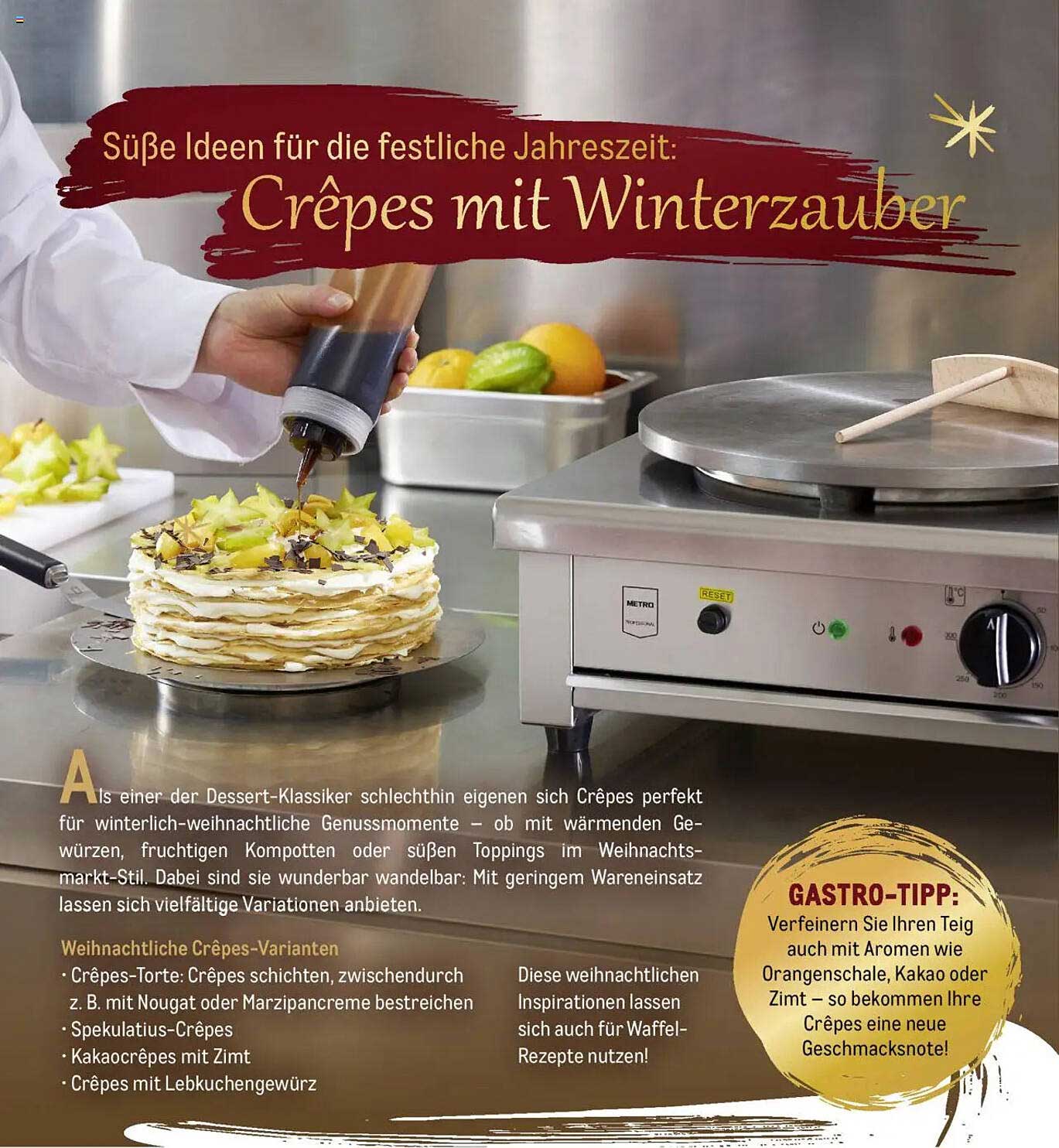 Crêpes mit Winterzauber