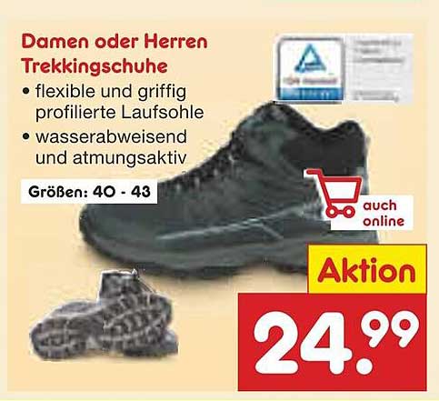 Damen oder Herren Trekking Schuhe