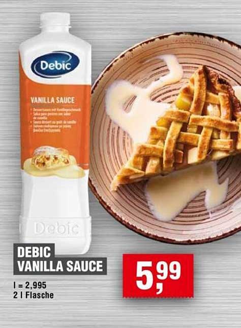 Debic Vanilla Sauce 2 l Flasche