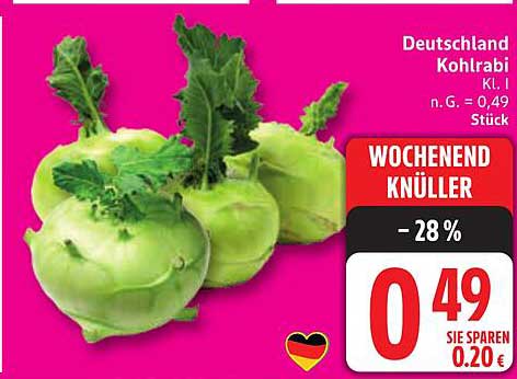 Deutschland Kohlrabi Kl. I n.G. - Stück