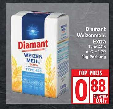 Diamant Weizenmehl Extra Type 405 1kg