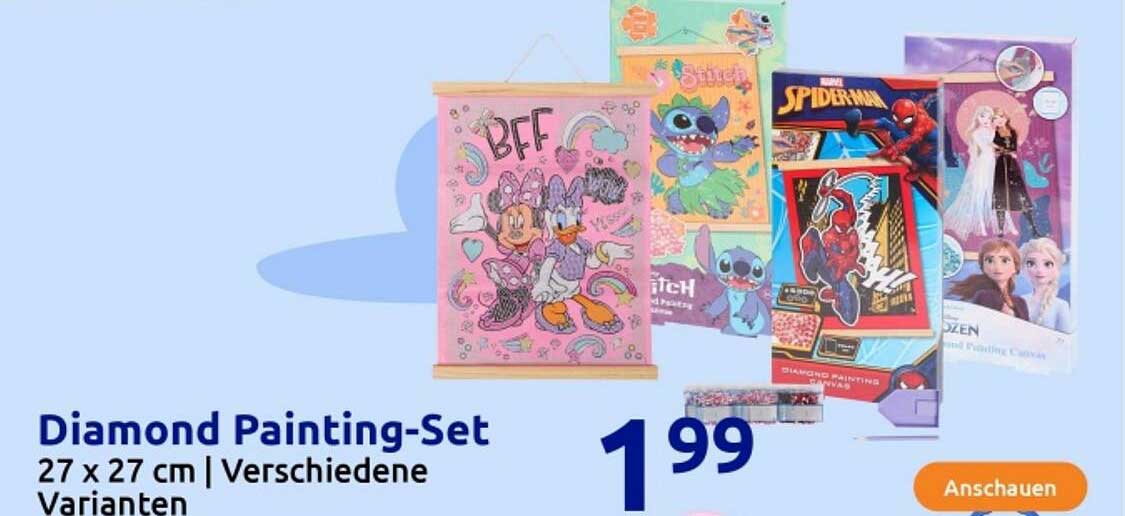 Diamond Painting-Set 27 x 27 cm | Verschiedene Varianten