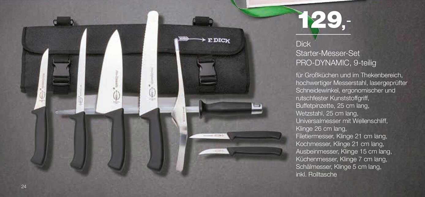 Dick Starter-Messer-Set PRO-DYNAMIC, 9-teilig