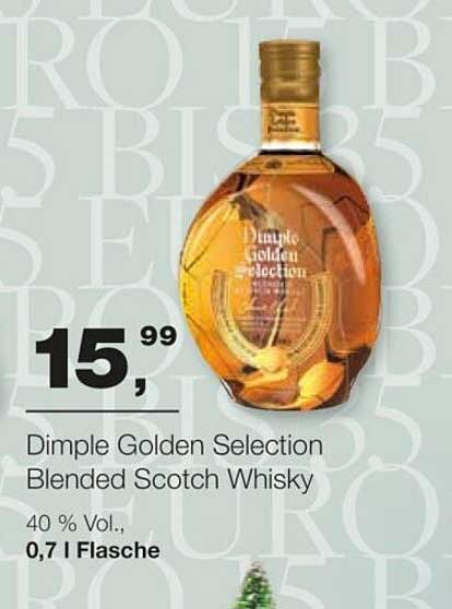 Dimple Golden Selection Blended Scotch Whisky 0,7 l