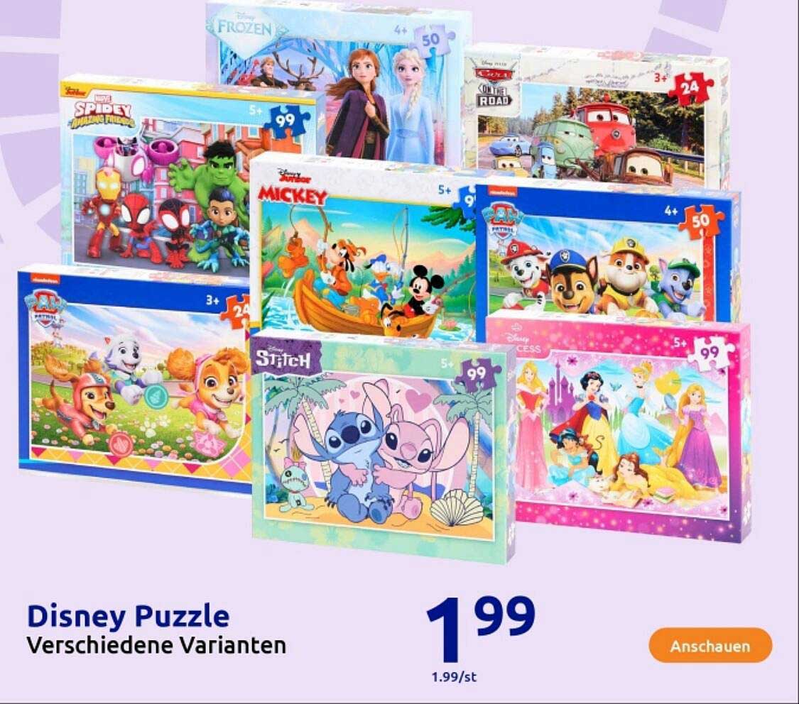 Disney Puzzle – Verschiedene Varianten