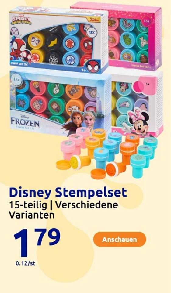 Disney Stempelset 15-teilig | Verschiedene Varianten