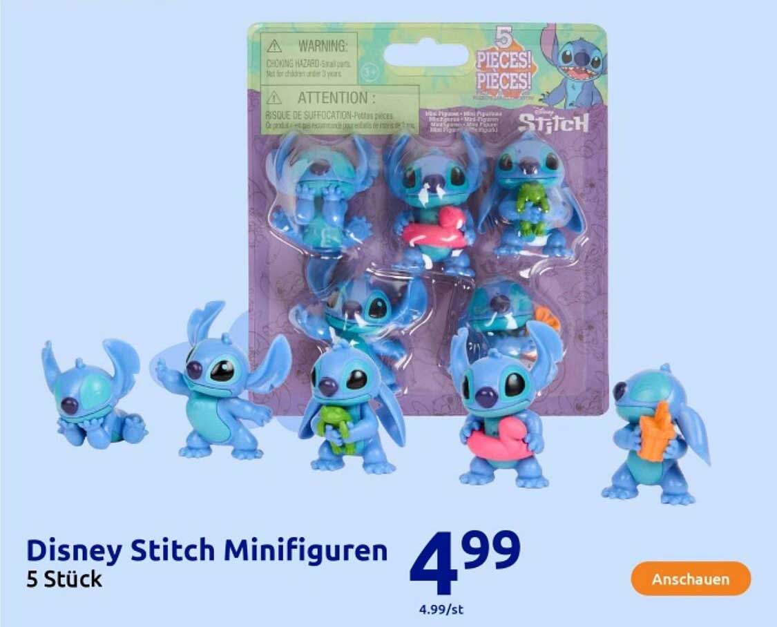 Disney Stitch Minifiguren 5 Stück