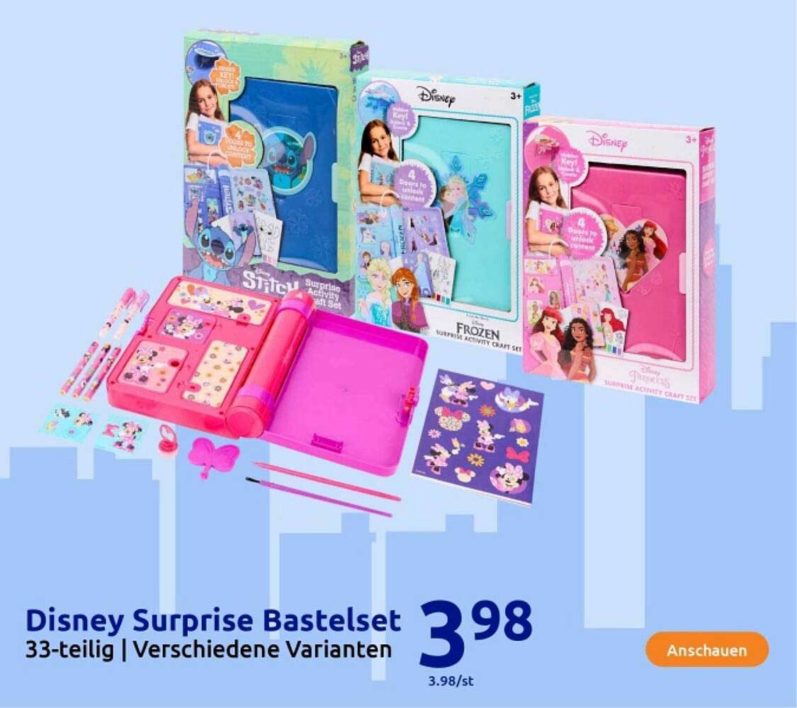 Disney Surprise Bastelset 33-teilig | Verschiedene Varianten