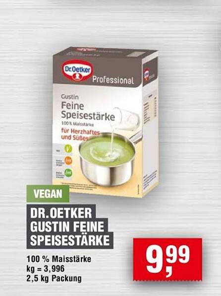 Dr. Oetker Gustin Feine Speisestärke 2,5 kg