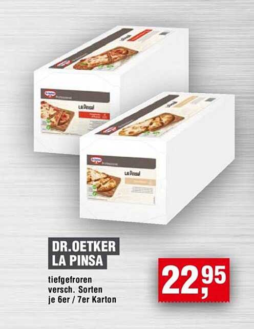 Dr. Oetker La Pinsa - tiefgefroren, verschiedene Sorten