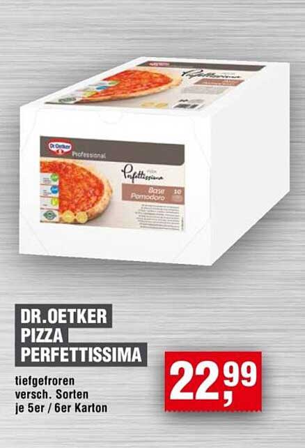 DR. OETKER PIZZA PERFETTISSIMA - tiefgefroren, verschiedene Sorten im 6er Karton