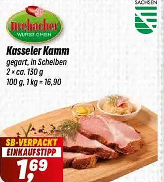 Drehacher Kasseler Kamm in Scheiben