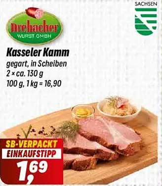 Drehacher Kasseler Kamm in Scheiben