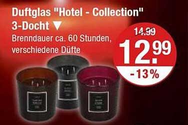 Duftglas "Hotel - Collection" 3-Docht