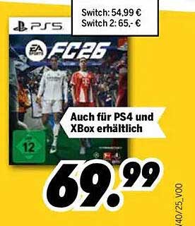 EA SPORTS FC 26 für PS5, PS4 und Xbox