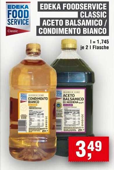 EDEKA Foodservice Classic Aceto Balsamico / Condimento Bianco