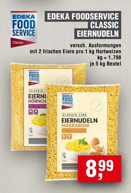 EDEKA FOODSERVICE CLASSIC EIERNUDELN