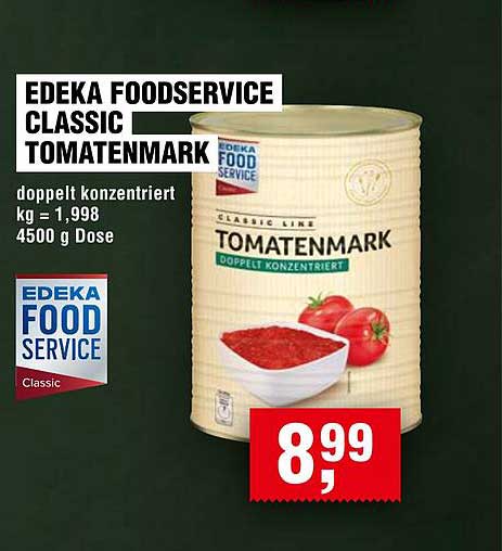EDEKA FOODSERVICE CLASSIC TOMATENMARK - doppelt konzentriert