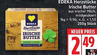 EDEKA Herzstücke Irische Butter 250g