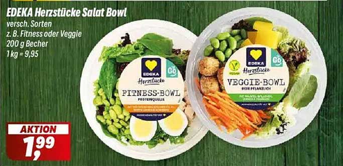 EDEKA Herzstücke Salat Bowl - verschiedene Sorten