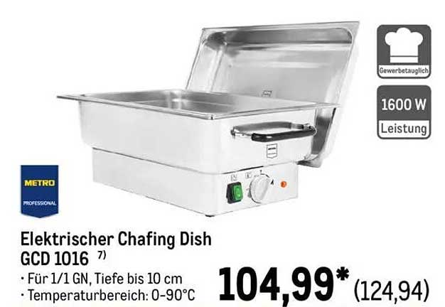 Elektrischer Chafing Dish GCD 1016