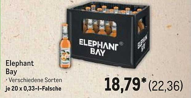 Elephant Bay – Verschiedene Sorten (20 x 0,33-l-Flasche)