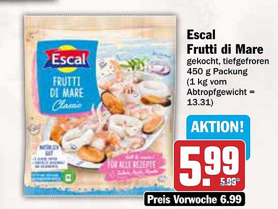 Escal Frutti di Mare 450 g Packung