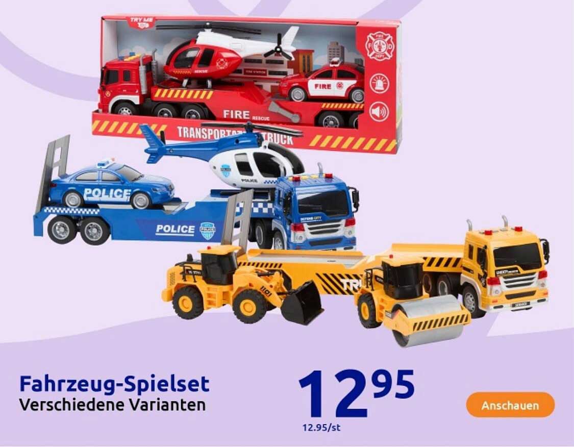 Fahrzeug-Spielset - Verschiedene Varianten