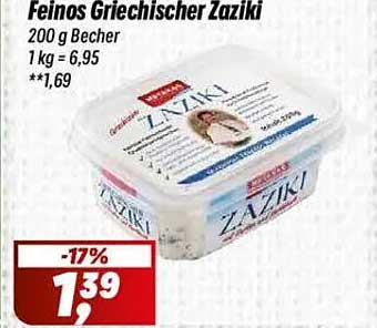 Feinos Griechischer Zaziki 200 g Becher