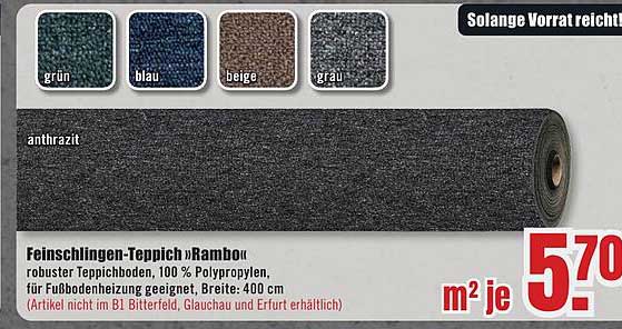 Feinschlingen-Teppich »Rambou« - robuster Teppichboden für Ihr Zuhause