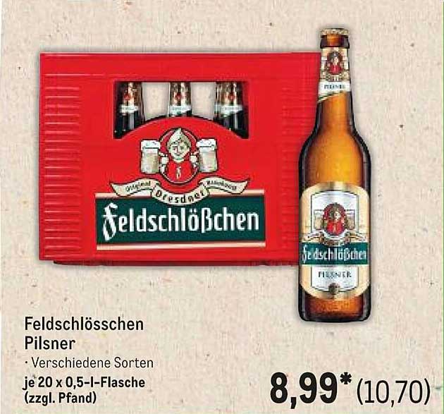 Feldschlößchen Pilsner – 20 x 0,5 l Flasche