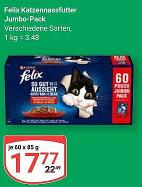 Felix Katzennassfutter Jumbo-Pack