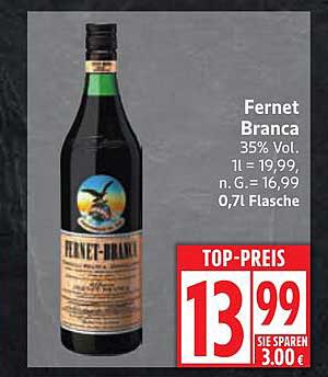 Fernet Branca 0,7L Flasche - TOP-PREIS!