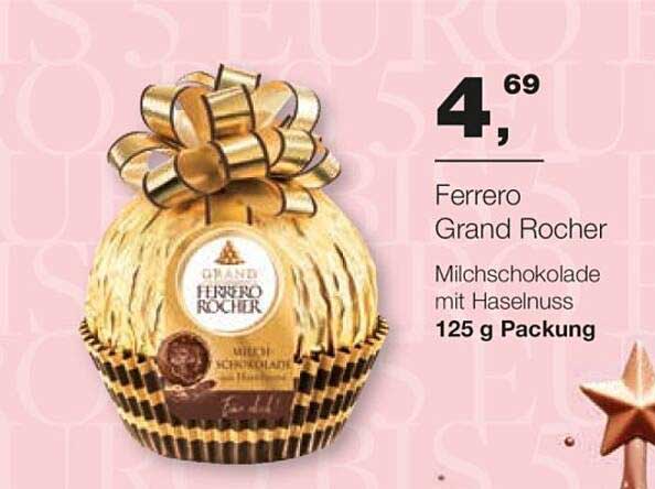 Ferrero Grand Rocher - Milchschokolade mit Haselnuss 125 g