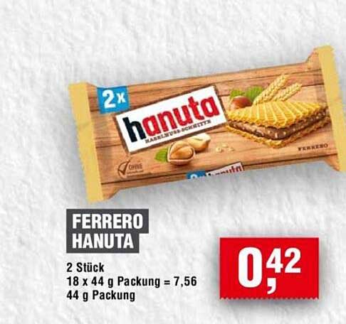 Ferrero Hanuta 2 Stück