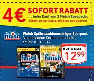 Finish Spülmaschinenreiniger Sparpack