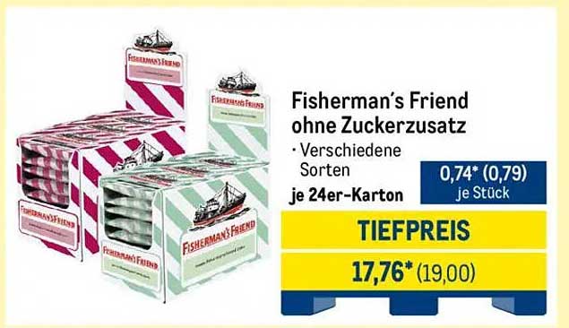 Fisherman's Friend ohne Zuckerzusatz