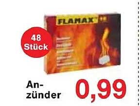 FLAMAX Anzünder – 48 Stück für nur 0,99 €